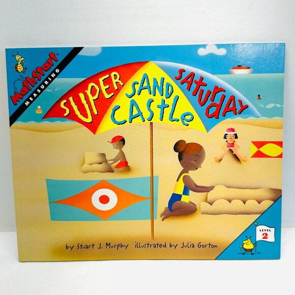 Super Sand Castle Saturday (MathStart Level 2) Paperback By Stuart J. Murphy NEW - Picture 1 of 3
